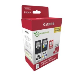 Pack de 2 cartouches d'encre + pack papiers photo - CANON - PG-540L Noir + CL-541XL Couleur - Haut rendement