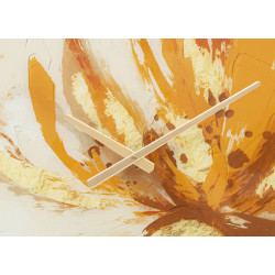 Toply Précieux – Reloj de Pared Glamour Vidrio Ø60x5 cm