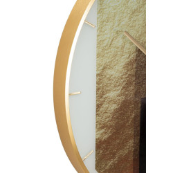 Motivo Brillante – Reloj de Pared Glamour de Vidrio Ø60x5 cm