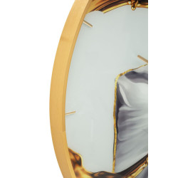 Rose de Cristal – Orologio da Parete Glam Ø80x5 cm