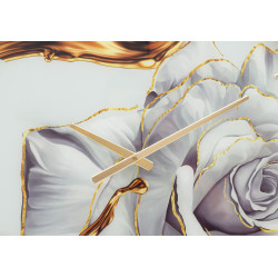 Rose de Verre – Reloj de Pared Glam Ø60x5 cm