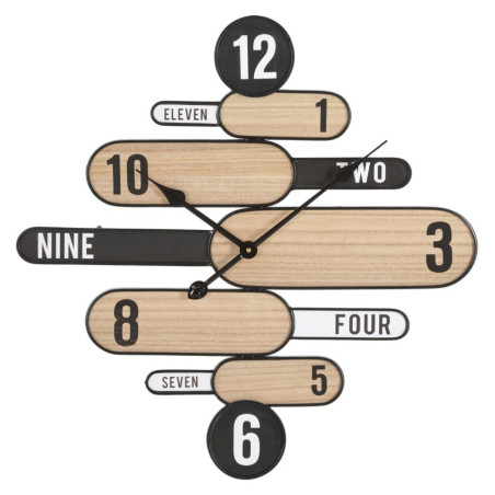 Direction du Temps – Orologio da Parete Boho Chic 60x5x60 cm