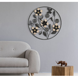 Divaker – Relógio de Parede Boho Chic Ø67x5,5 cm