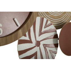 Grande Épopée Ethnique – Horloge Murale Boho Chic 127,6x7,6x61 cm