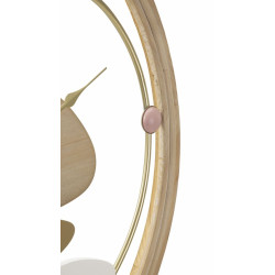 Arc-en-Ciel du Temps – Horloge Murale Moderne Colorée Ø57x3,8 cm