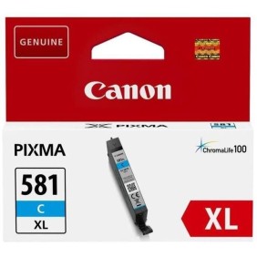 CANON Cartouche d'encre CLI-581C XL grande capacité Cyan (CLI581XL)