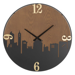 City Lights – Reloj de Pared Moderno Ø60x2 cm