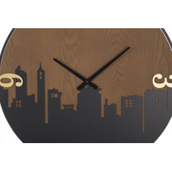 City Lights – Reloj de Pared Moderno Ø60x2 cm