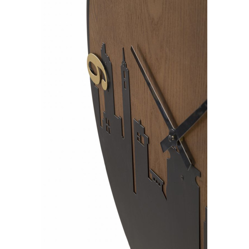 City Lights – Reloj de Pared Moderno Ø60x2 cm
