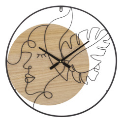 Élégance B – Horloge Murale Moderne Ø60x2 cm