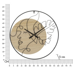 Élégance B – Relógio de Parede Moderno Ø60x2 cm