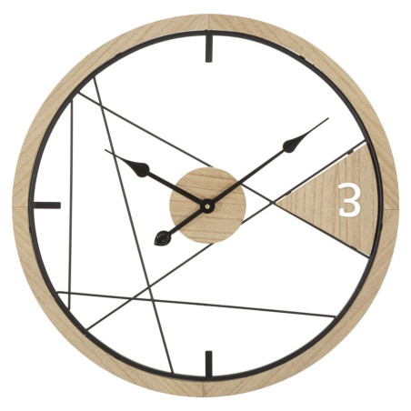 Design Geometrico – Orologio da Parete Moderno Ø60x2,5 cm