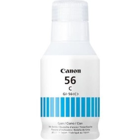 Bouteille d'encre - CANON - GI-56BK - Cyan - Compatibilité MAXIFY GX - (4430C001)