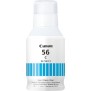 Bouteille d'encre - CANON - GI-56BK - Cyan - Compatibilité MAXIFY GX - (4430C001)