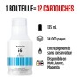 Bouteille d'encre - CANON - GI-56BK - Cyan - Compatibilité MAXIFY GX - (4430C001)