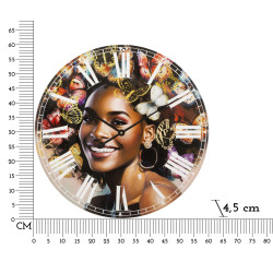 Kourt l’Élégante – Relógio de Parede Moderno Ø60x4,5 cm