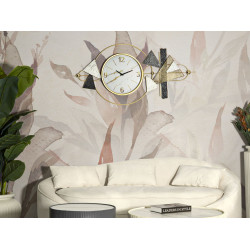 Amy la Excepcional – Reloj de Pared Glam 120x6x60 cm
