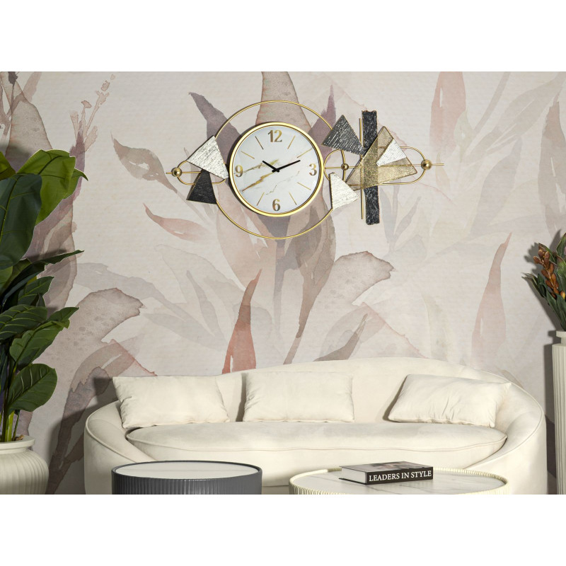 Amy l’Exceptionnelle – Horloge Murale Glam 120x6x60 cm