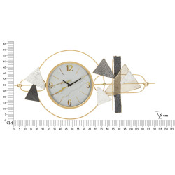 Amy la Excepcional – Reloj de Pared Glam 120x6x60 cm