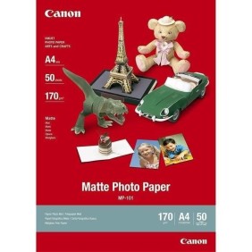 Papier photo mat CANON MP-101 170g/m2 - Format A4 - 50 feuilles