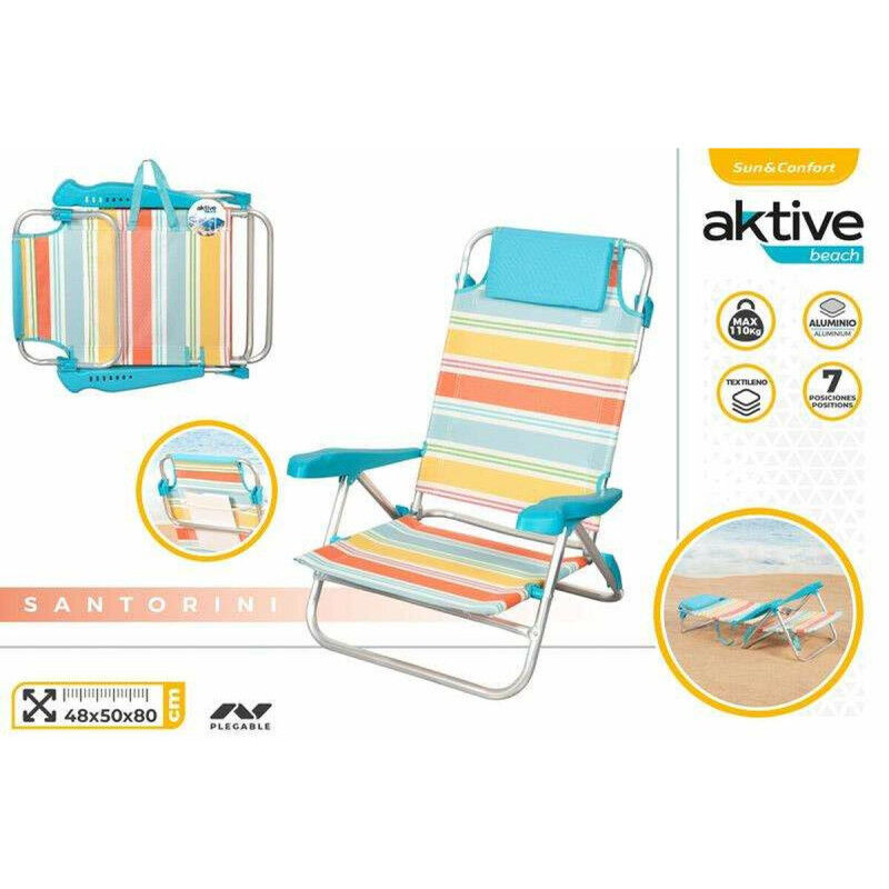 Chaise Pliante Colorbaby Santorini 47 x 49 x 82 cm