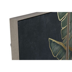 Jeu de 3 tableaux Home ESPRIT Palmiers Tropical 180 x 4 x 120 cm (3 Pièces)