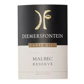 Diemersfontein Carpe Diem 2015 Malbec - Vin rouge d'Afrique du Sud