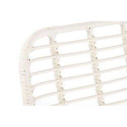 Meubles de jardin DKD Home Decor Blanc 124 x 74 x 84 cm (4 Pièces)