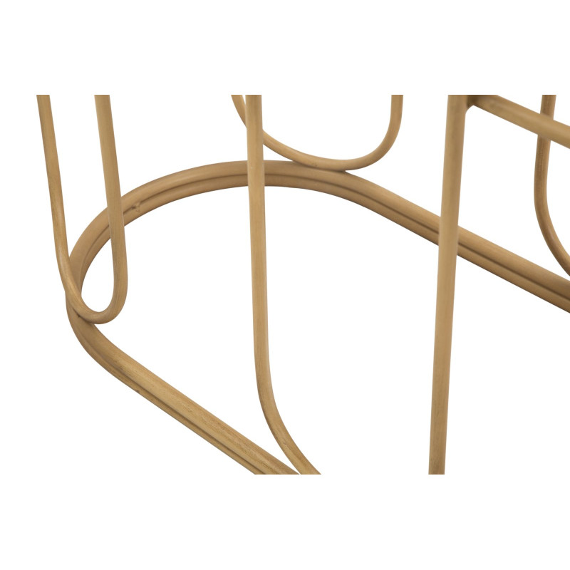 Console Samui – Metal e Rattan Natural 110x32x77 cm