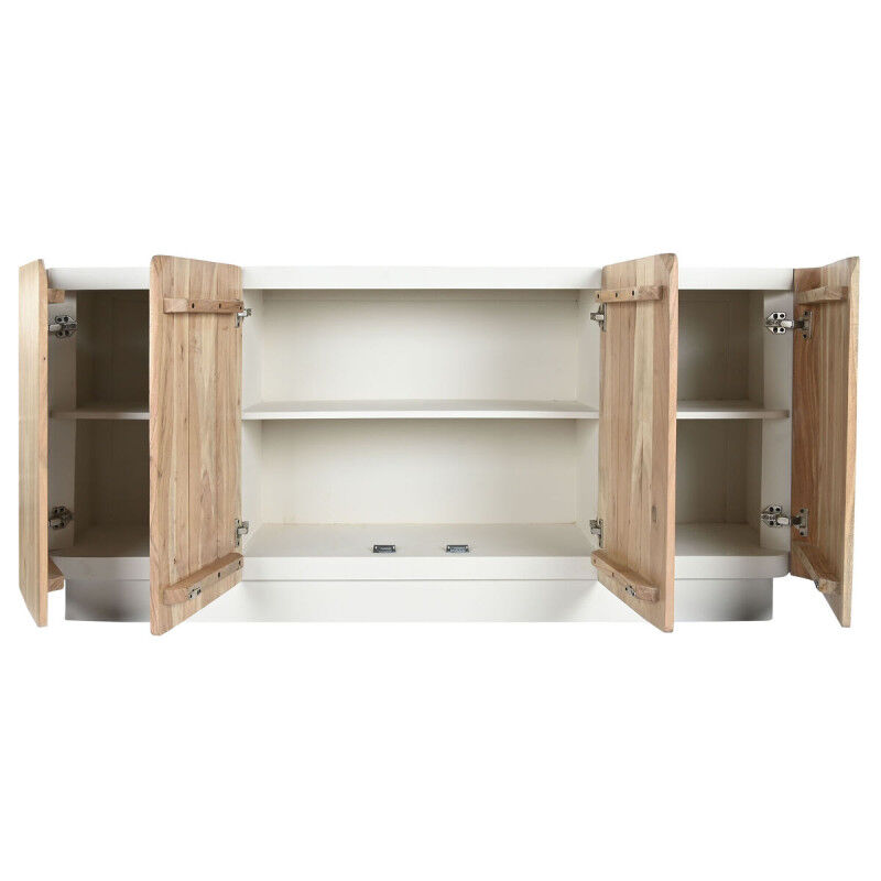 Buffet Home ESPRIT Blanc Naturel Acacia Bois de manguier 170 x 40 x 80 cm