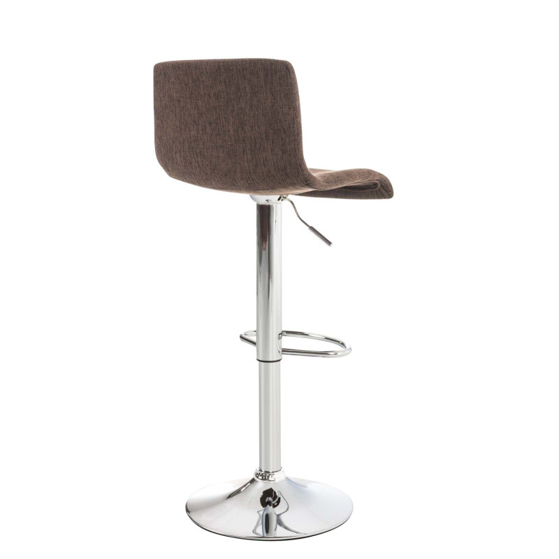 Tabouret de bar Hoover tissu C brun