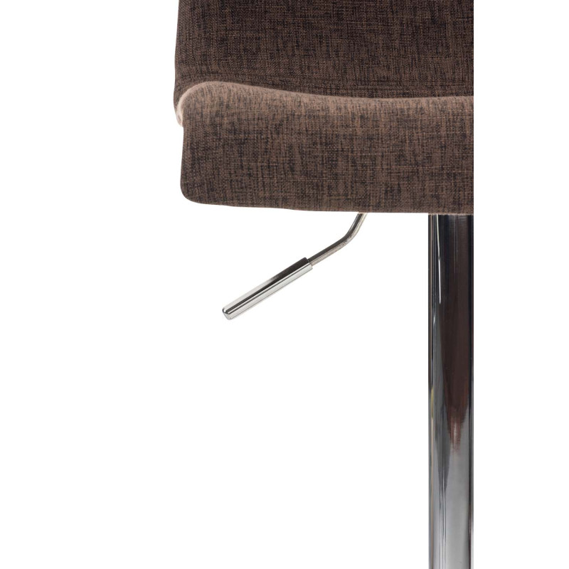 Tabouret de bar Hoover tissu C brun