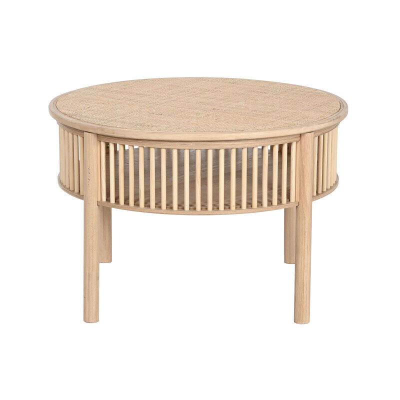 Table Basse Home ESPRIT Naturel Bois d'épicéa 75 x 75 x 49 cm