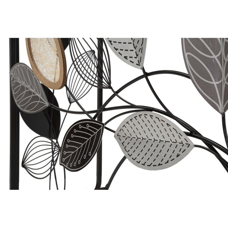 Console Autunno – Metallo nero, MDF e vetro multicolore 108x36,8x80 cm