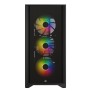 CORSAIR Boîtier PC iCUE 4000X RGB - Moyen Tour - Verre trempé - Noir (CC9011204WW)