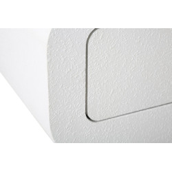 Console Venus – MDF et métal blanc et or 110x40x80 cm