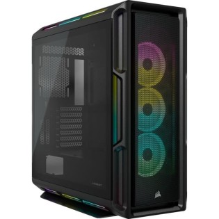 CORSAIR Boîtier PC iCUE 5000T RGB ATX moyen-tour - Noir (CC-9011230-WW)