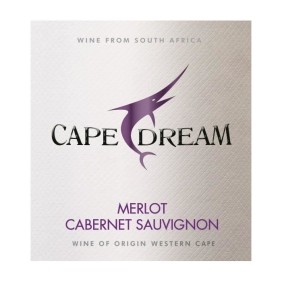 Cape Dream 2021 Merlot Cabernet - Vin rouge d'Afrique du Sud