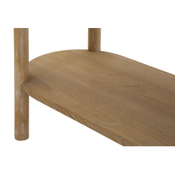 Console Göteborg – Abete, MDF e metallo marrone 110x40x80 cm