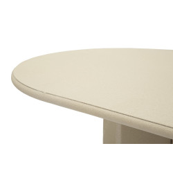 Console Dune – Métal crème 120x40x75,5 cm