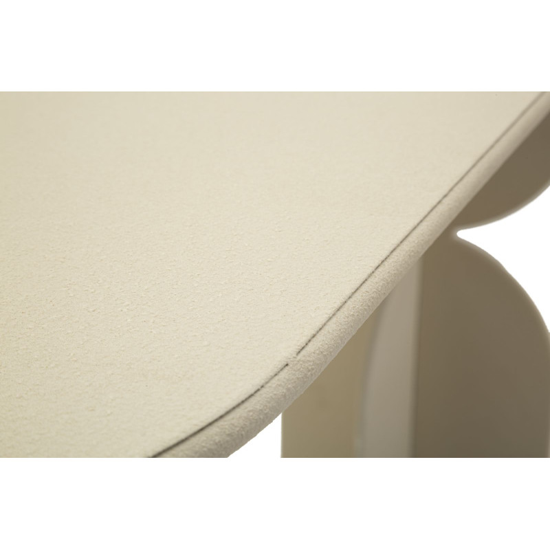 Console Dune – Métal crème 120x40x75,5 cm
