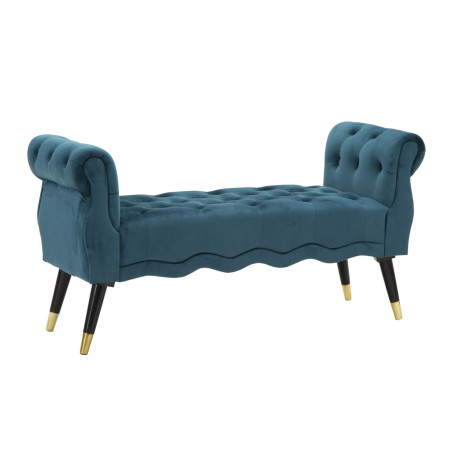 Glam Banc Paris Bleu & Or – Splendeur Royale 120x40x60
