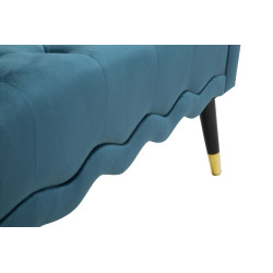 Glam Banc Paris Bleu & Or – Splendeur Royale 120x40x60
