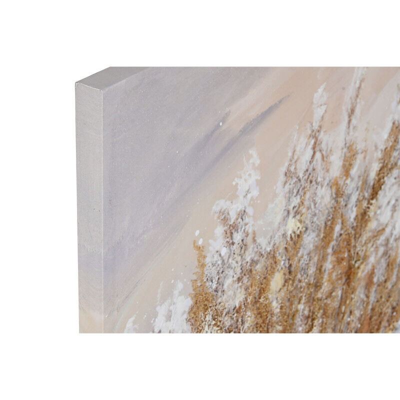 Cadre Home ESPRIT Bleu Doré Plage méditerranéen 80 x 3 x 80 cm (2 Unités)