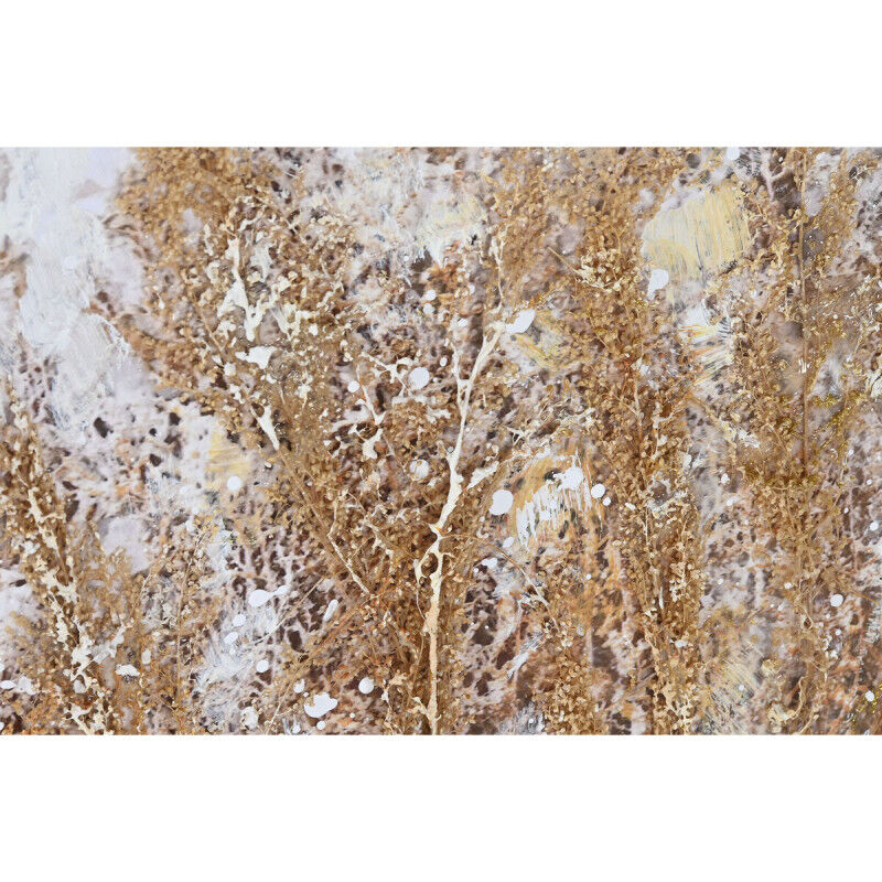 Cadre Home ESPRIT Bleu Doré Plage méditerranéen 80 x 3 x 80 cm (2 Unités)