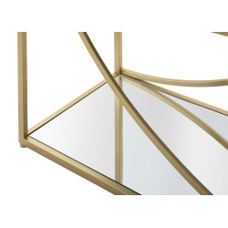 Glam Étagère à Livres Glamy – Verticalité Radieuse 90x38x180