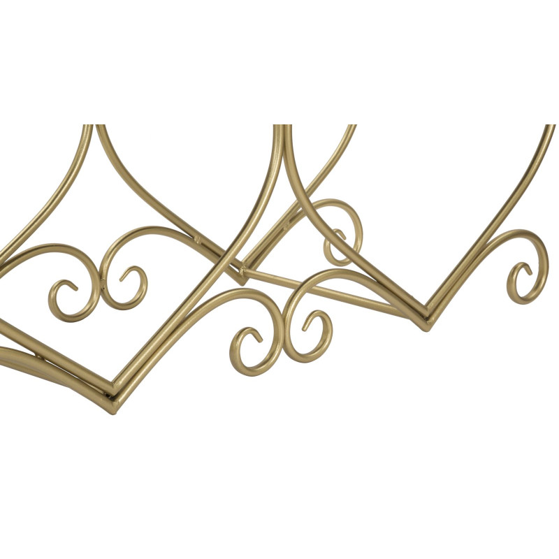 Glam Banc Cœur Crème – Douceur Noble 105x37,5x51,5