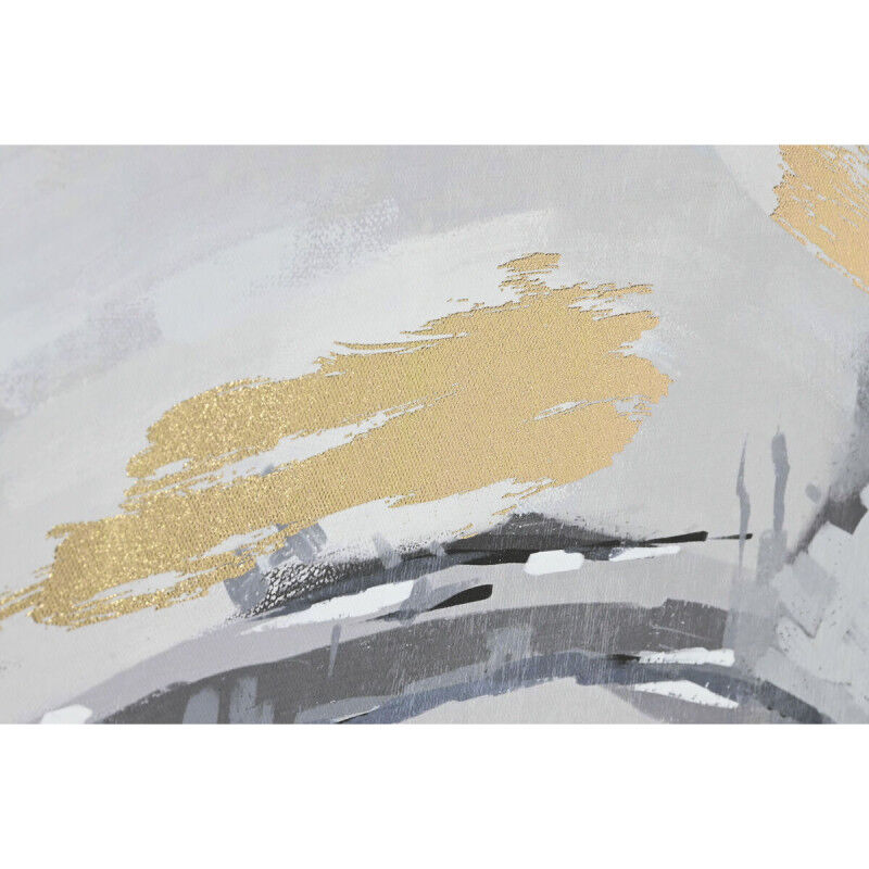 Cadre DKD Home Decor Blanc Noir Gris Doré Eléphant Colonial 100 x 4 x 140 cm (2 Unités)