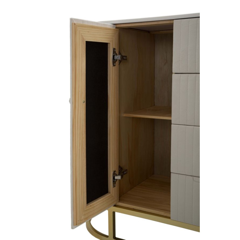 Buffet Montpellier Crème – Élégance Française 120 x 40 x 85 cm