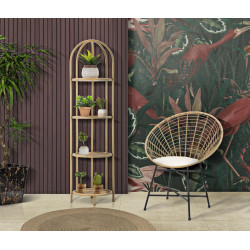 Boho Chic Étagère d’Angle Panama – Liberté Stylée 40x38x150